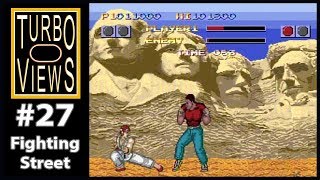 "Fighting Street"  -  Turbo Views 27 (TurboGrafx-16 / Duo / Wii Street Fighter 1 game REVIEW!) screenshot 5