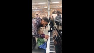 When a Toddler kicks you off the piano 😅...playing a new piece turns into cute duet by Karim Kamar 43,627 views 1 year ago 2 minutes, 42 seconds