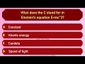 25 Important General Science Quiz Questions and Answers | Science GK | Biology | Physics | Chemistry