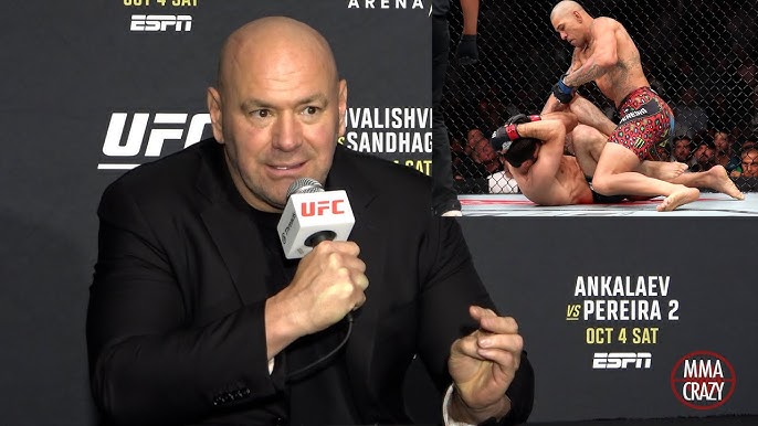 Dana White Reacts to Magomed Ankalaev TKO LOSS to Alex Pereira at UFC 320