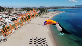 Nea Potidea beach,Greece by drone mavic air