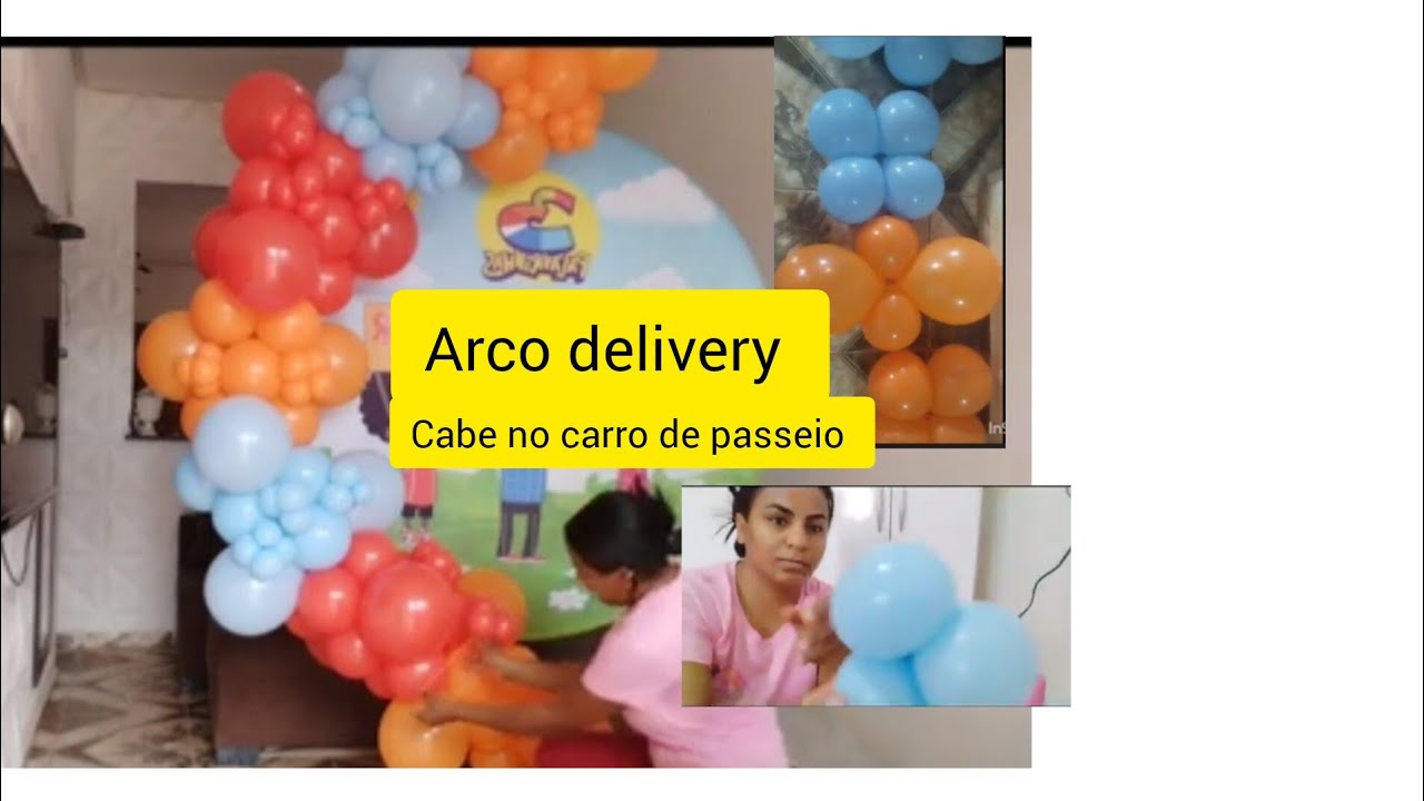 arco delivery cabe no carro de paseio