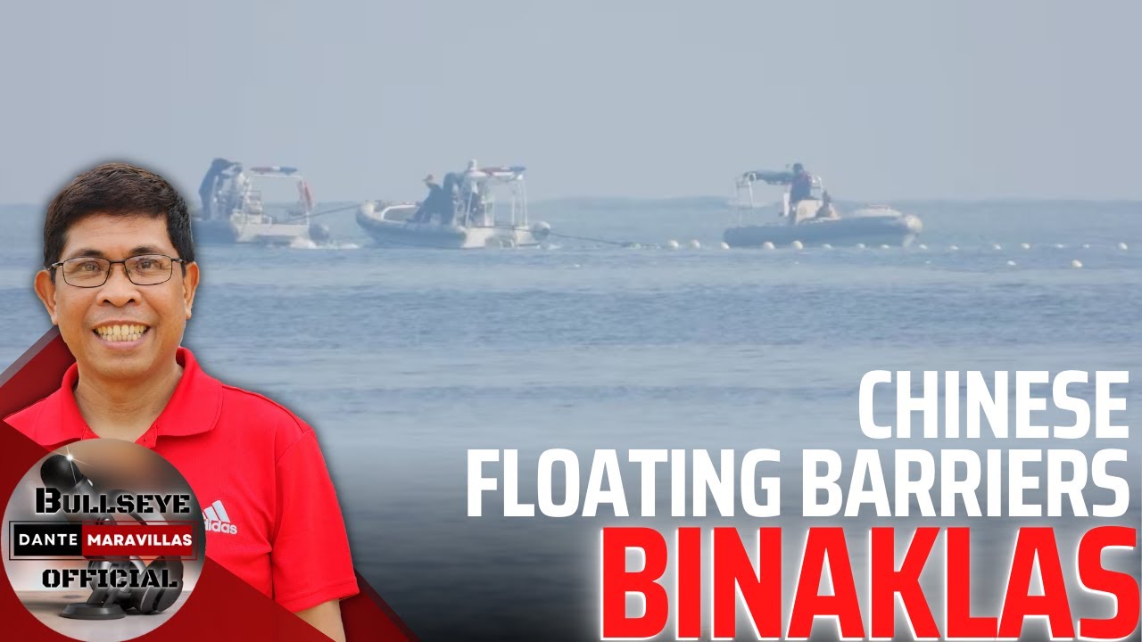 Coast Guard, BINAKLAS ang mga Floating Barriers ng China - YouTube