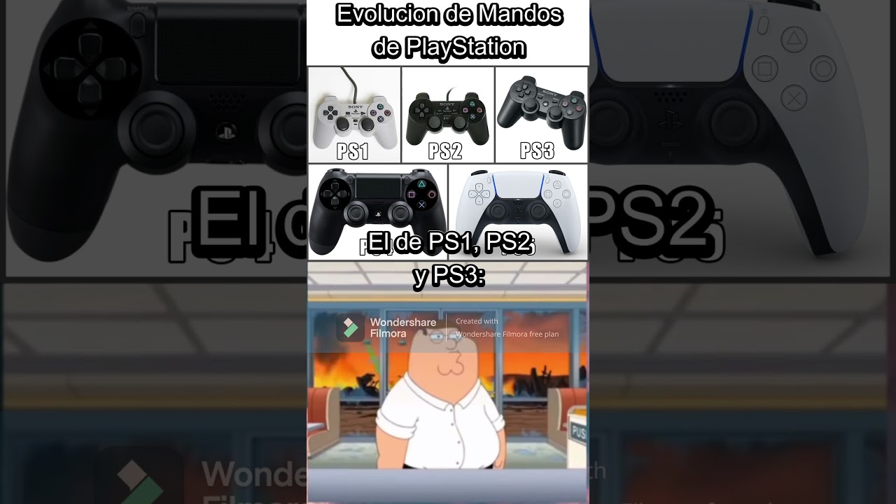 Evolucion de Mandos de PlayStation 