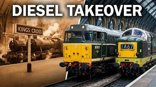 The Day Diesel Took Over King’s Cross Station #kingscross #deltic #diesel #locomotive
