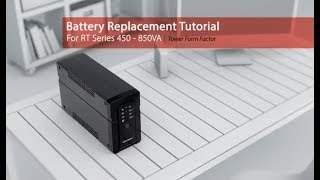 CyberPower Battery Replacement Tutorial for RT Series 650VA (Mini-Tower)