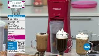 Kitchen HQ Electric Iced Coffee Maker with Tumbler