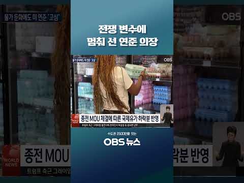 전쟁 변수에 멈춰 선 연준 의장 #쇼츠 #미국 #물가 #연준 #금리 #중동 thumbnail