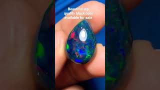 Beautiful top quality black opal available for sale #lifeisbutadream #gemstone