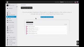 Yamdu's Announcements Feature