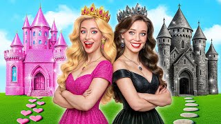 Kuće Sa Jednom Bojom Izazov Roze Protiv Crne Princeze Multi Do Girls