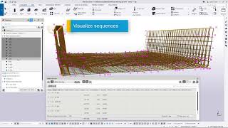 How to Create Sequenced Rebar Drawings in Tekla Structures
