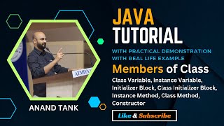 #15 Java Tutorial : OOP Basics - Members of Class | Anand Tank 5 Java Tutorial Oop Basics Data Type Conversion Part 2 Anand Tank