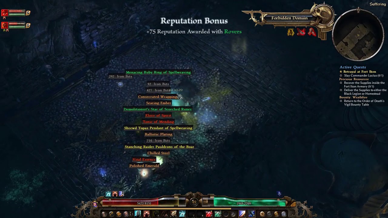 Grim Dawn Ritualist Playthrough part 54 Misery, Suffering, Anguish