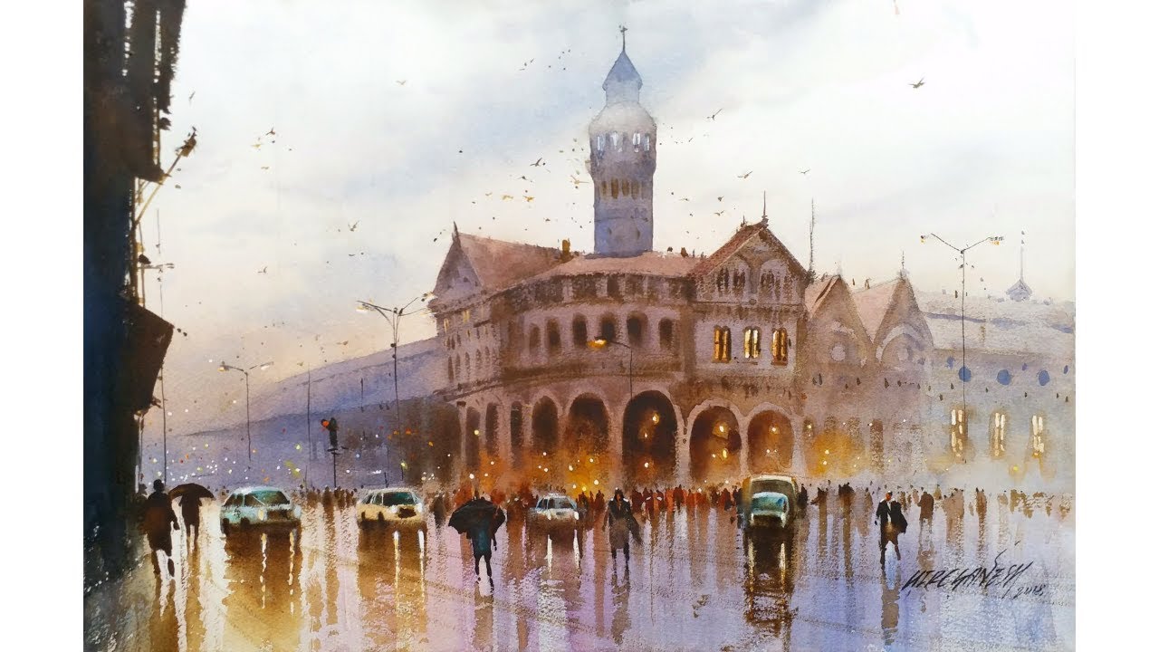 Crawford Market Mumbai Rainy Cityscape Ganesh Hire Youtube