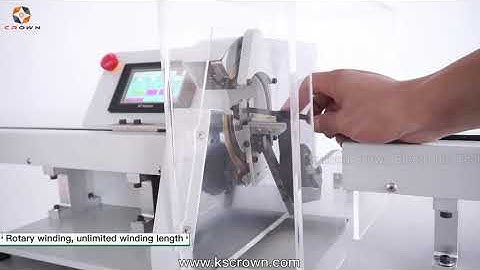 Wire and Cable Taping Machine With Wire Pulling Device AT-080-Q