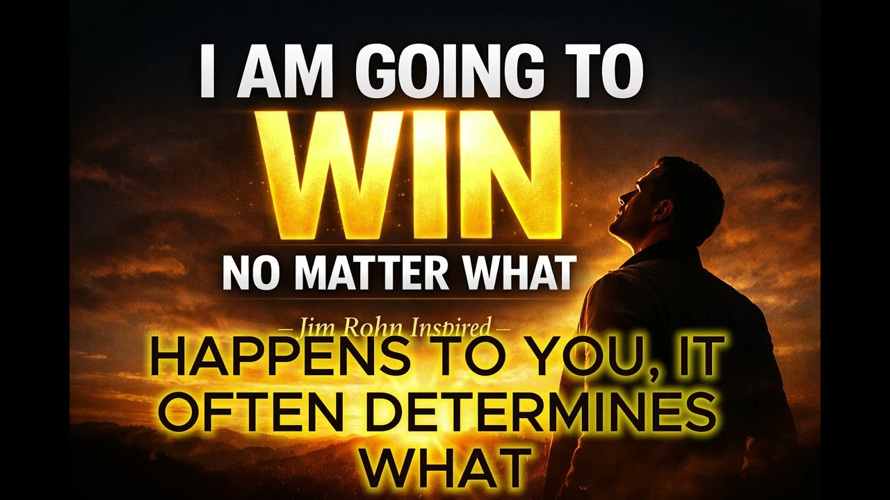 I Am Going To Win – Daily Affirmation for Success | Jim Rohn Motivation