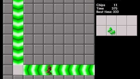 CCLP1 level 134 solution - 333 seconds