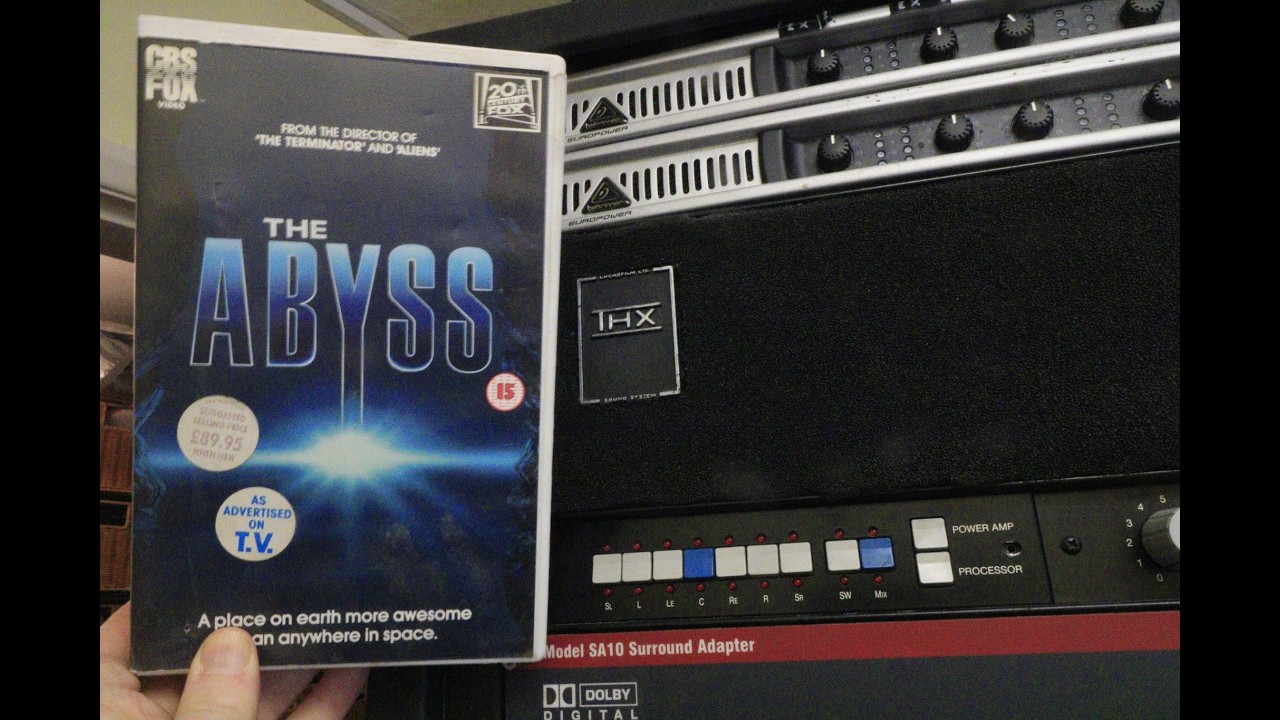 THX cinema the abyss VHS THX sound system