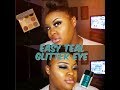 Smokey Teal Glitter Eye Glam (EASY)