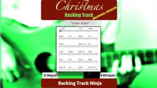 Silent Night Bossa Nova Backing Track in E Major, 140bpm [DRUMMER]