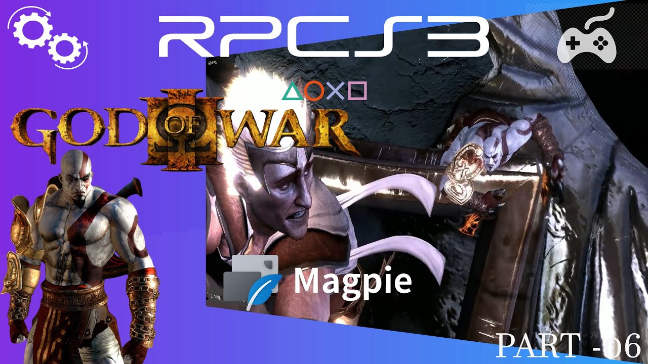 God of War 3 RPCS3 + Magpie Scaling & controller Setting Gameplay ...