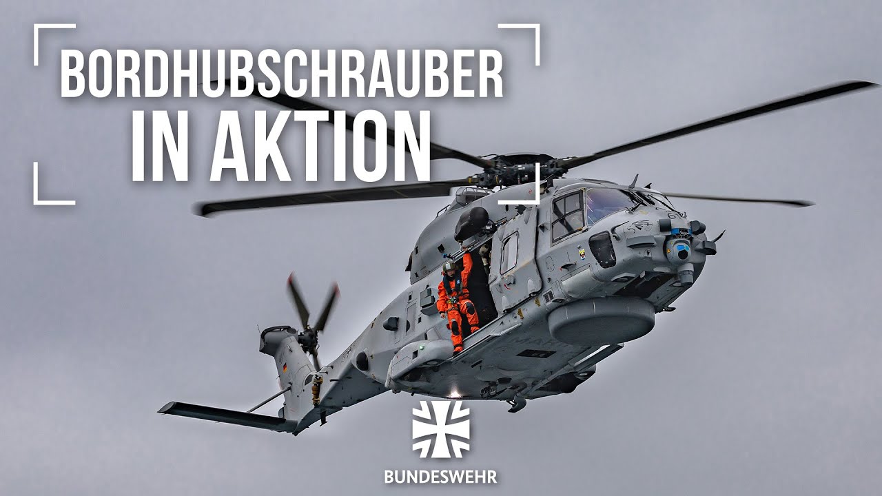 Flugbetrieb mit dem NH-90 Sea Lion auf hoher See | Bundeswehr