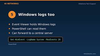 Networking 201, Part 49: Syslog & Centralized Logging