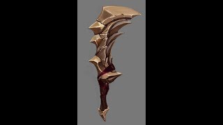 sword modeling in max pt 3