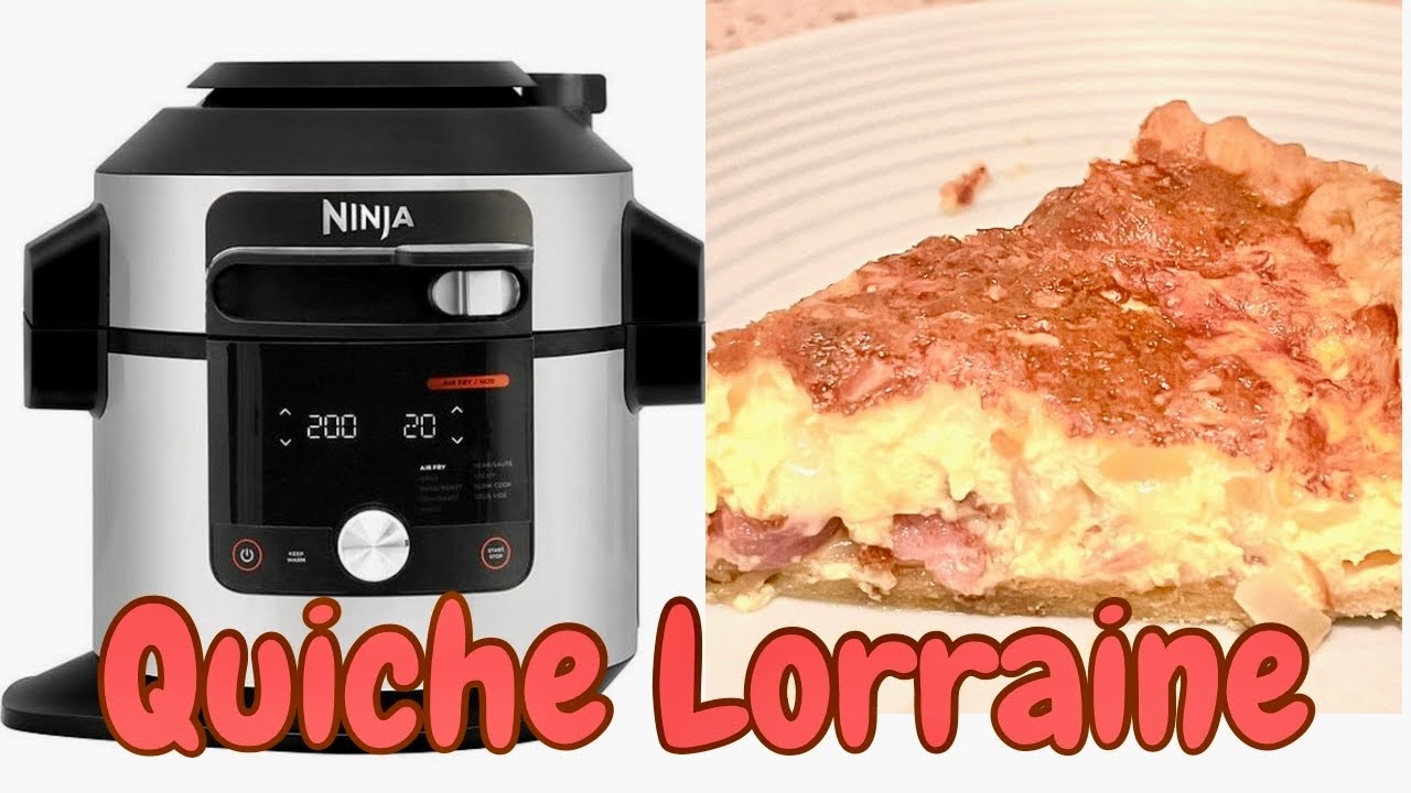It’s so easy! Quiche Lorraine made completely in the Ninja Foodi Max
