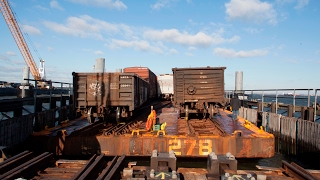 The New York Jersey Rail Car Float Operation from NYC to New Jersey