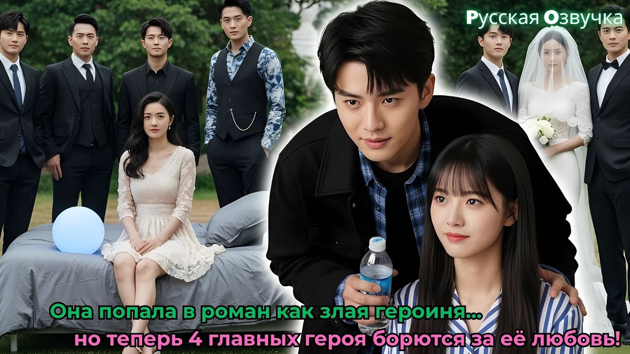 Она попала в роман как злая героиня… но теперь 4 главных героя борются за её любовь!