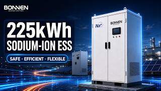 225kWh Sodium-Ion Battery Storage System | Liquid-Cooled C&I BESS #energystorage  #sodiumionbattery
