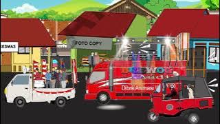 STORY WA ANIMASI 17 AGUSTUS 2022 MOBIL KARTUN TRUK BREWOG AUDIO DJ