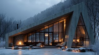 Focus Music for Deep Work | Cozy Winter Cabin Vibes for Productivity