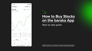 How to Buy Stocks on the baraka App