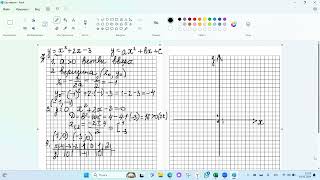 Построение параболы - графика квадратичной функции. 8 класс. Алгебра.