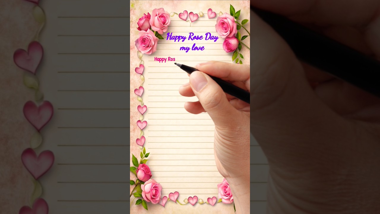 Heart❤ Touching Rose day Wishes🌹 for girlfriend 