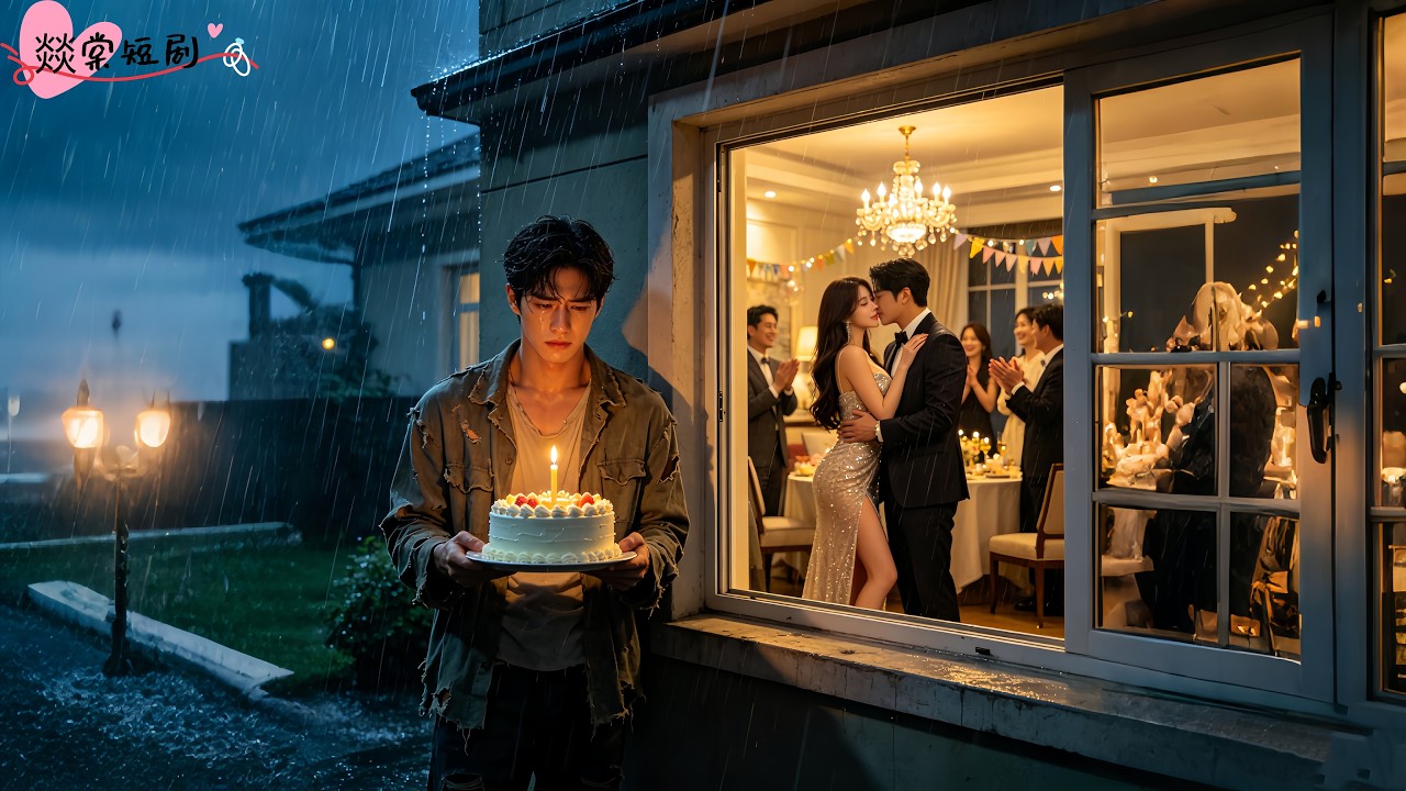 丈夫親眼看見結婚8年的妻子當眾和白月光親密纏綿，還大聲宣布他才是她的最愛！他轉身帶著女兒恢復首富之位繼承千億家產，切斷所有對她的資金支持，她跪地崩潰後悔到哭泣！#温情无长久