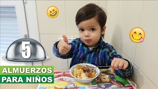 5 Almuerzos para Niños - Toddlers y toda la familia