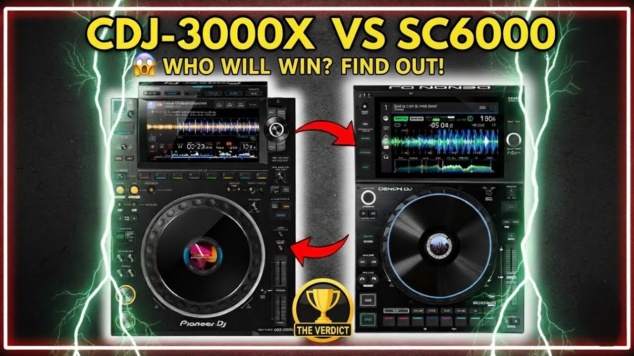 AlphaTheta CDJ-3000X VS Denon DJ SC6000 - Feature comparison - YouTube