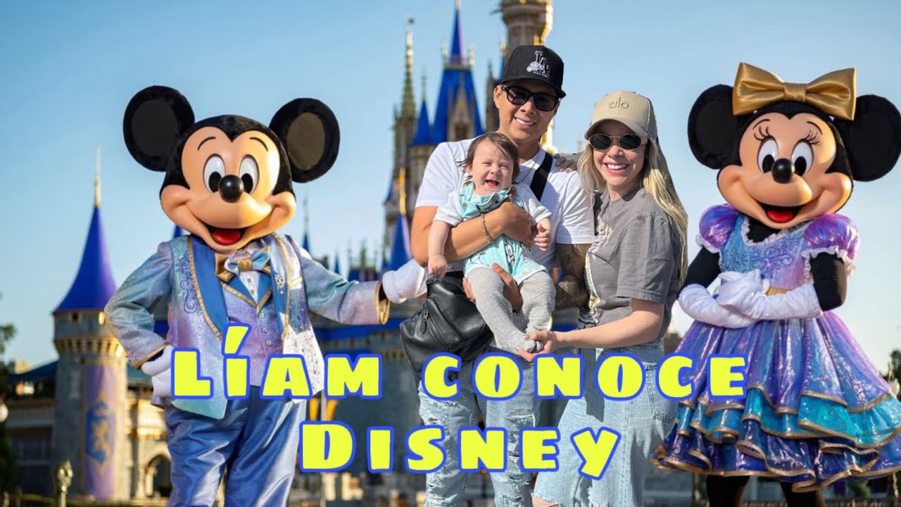 LIAM EN DISNEY 😍 ( se quedó dormido? 😭) el Shulito