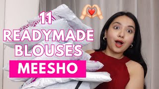 HUGE Meesho Blouse Try on haul | For Lehengas & Sarees | Isha Vinod Jain