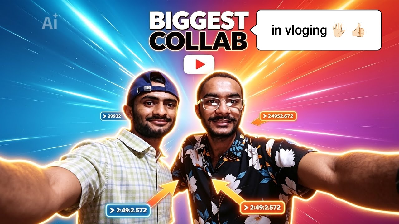 Biggest Collab of vloggers👍🏻😀(vloging @Preetamshanginglife @pirthvikivibs  )