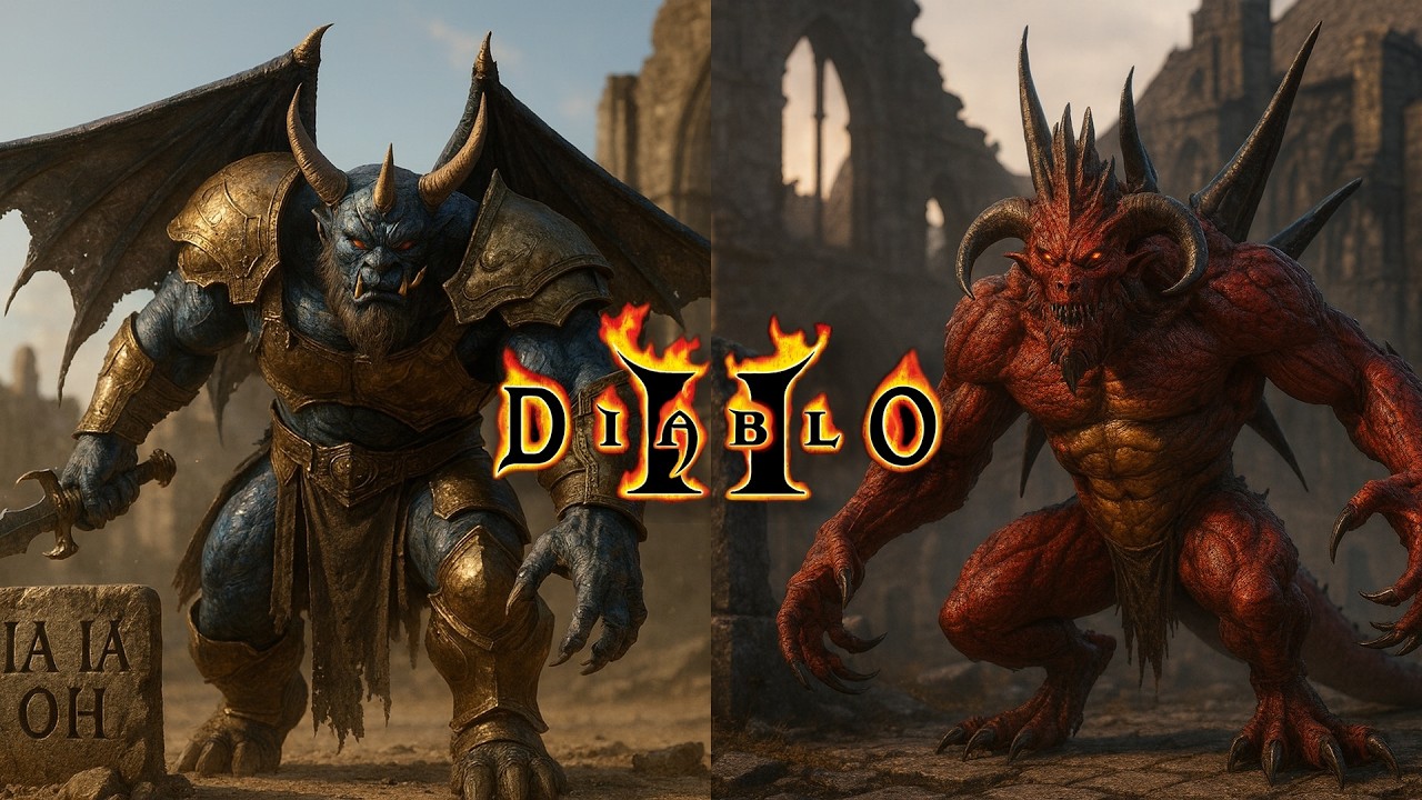 Diablo 2: Все персонажи, воссозданные в реальной жизни с помощью ИИ