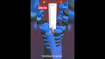 Stack Ball Game, All Level Gameplay, (android and ios) #stackball #gameplay #satisfying