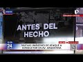 ¡Exclusivo! salen a la luz nuevas imágenes del ataque a conductor en avenida Argentina