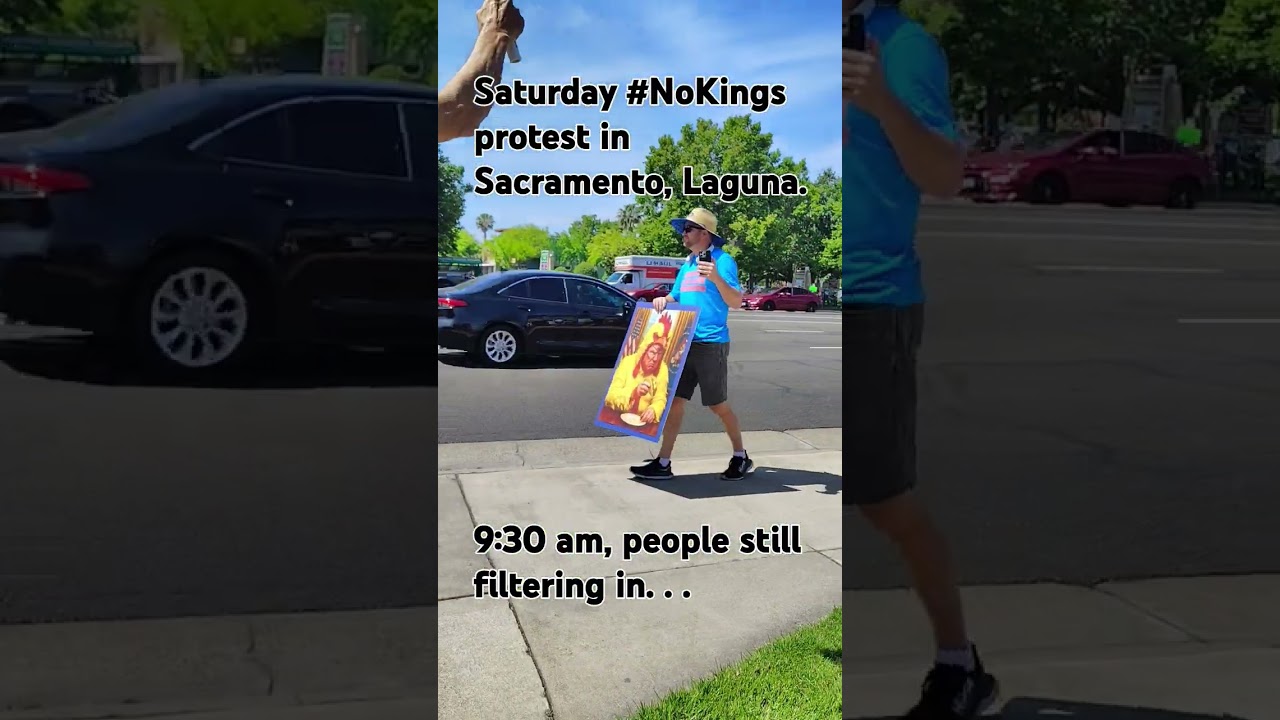 NO KINGS protest Saturday. 