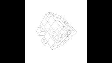 Recursive boxes. Draw by openFrameworks