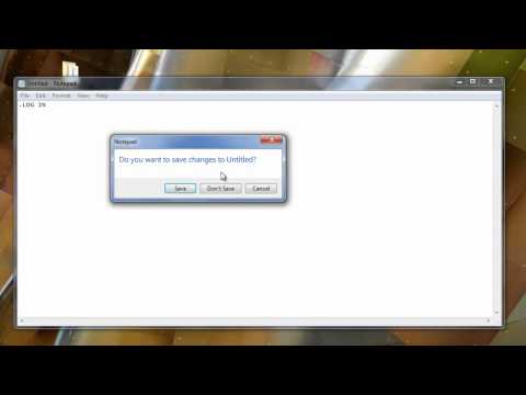 How to make clock in notepad